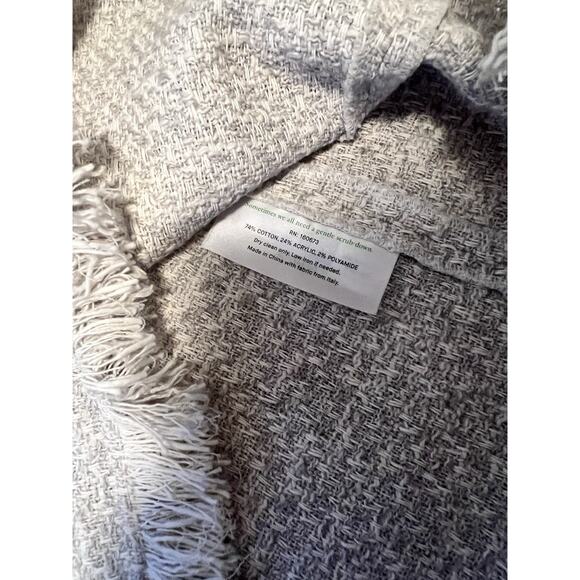 M.M LaFleur The Flaca Cotton Boucle Tank Top Size L - Picture 6 of 6